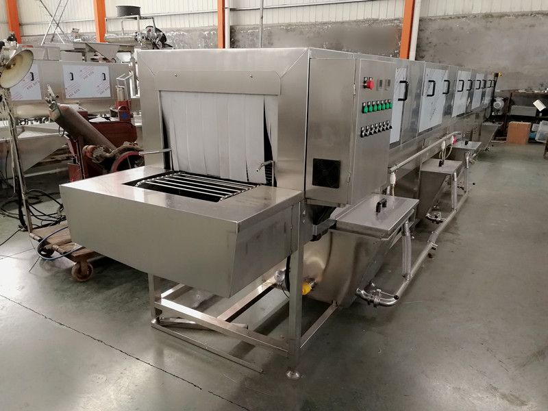 肉制品周轉(zhuǎn)箱清洗機