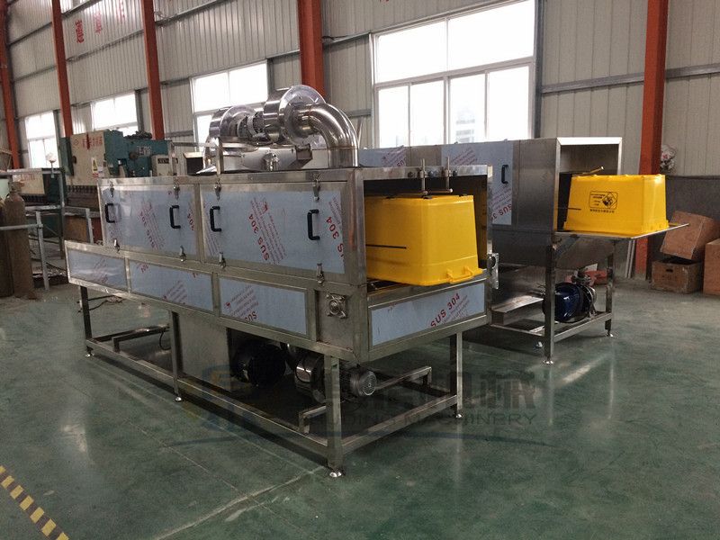 可定制U型醫(yī)療廢物箱清洗消毒烘干機(jī)